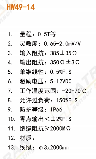 HW49-14環形力卡鉗夾緊力傳感器